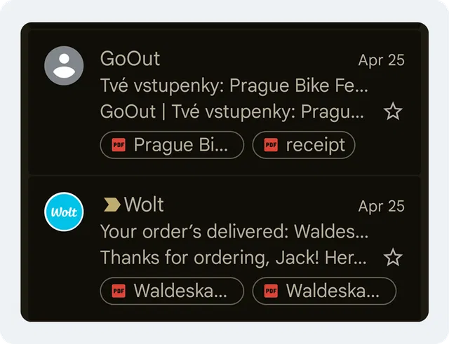 Example of BIMI display in inbox Example of BIMI display in inbox