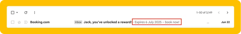 B2B newsletter shown with inbox preview text