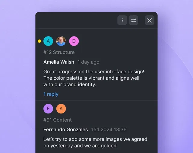 Leaving inline comments on an email template in Topol