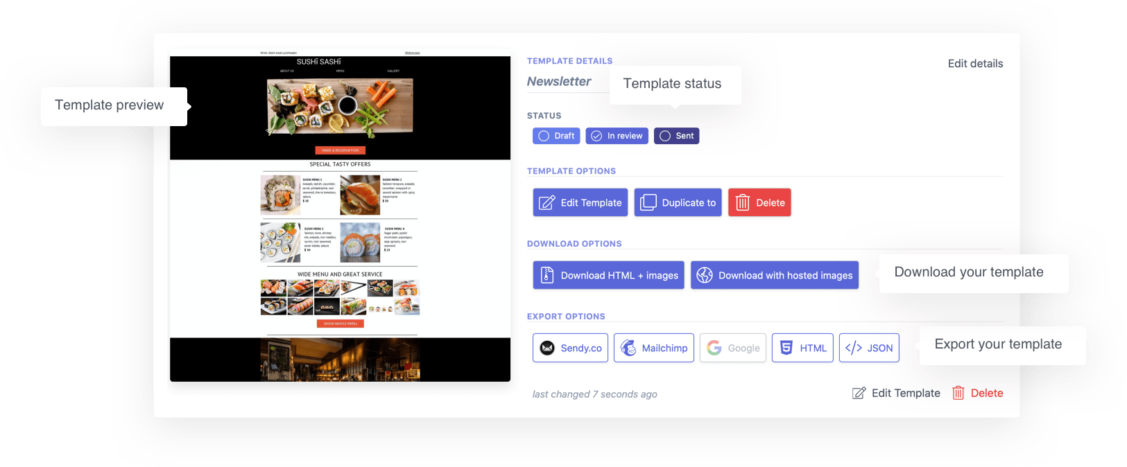 Collaborate and share your templates