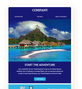 Holiday Adventure Email Template